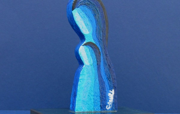 Figura in blu