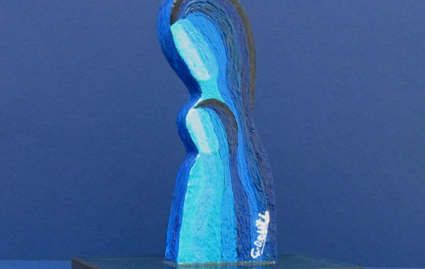 Figura in blu